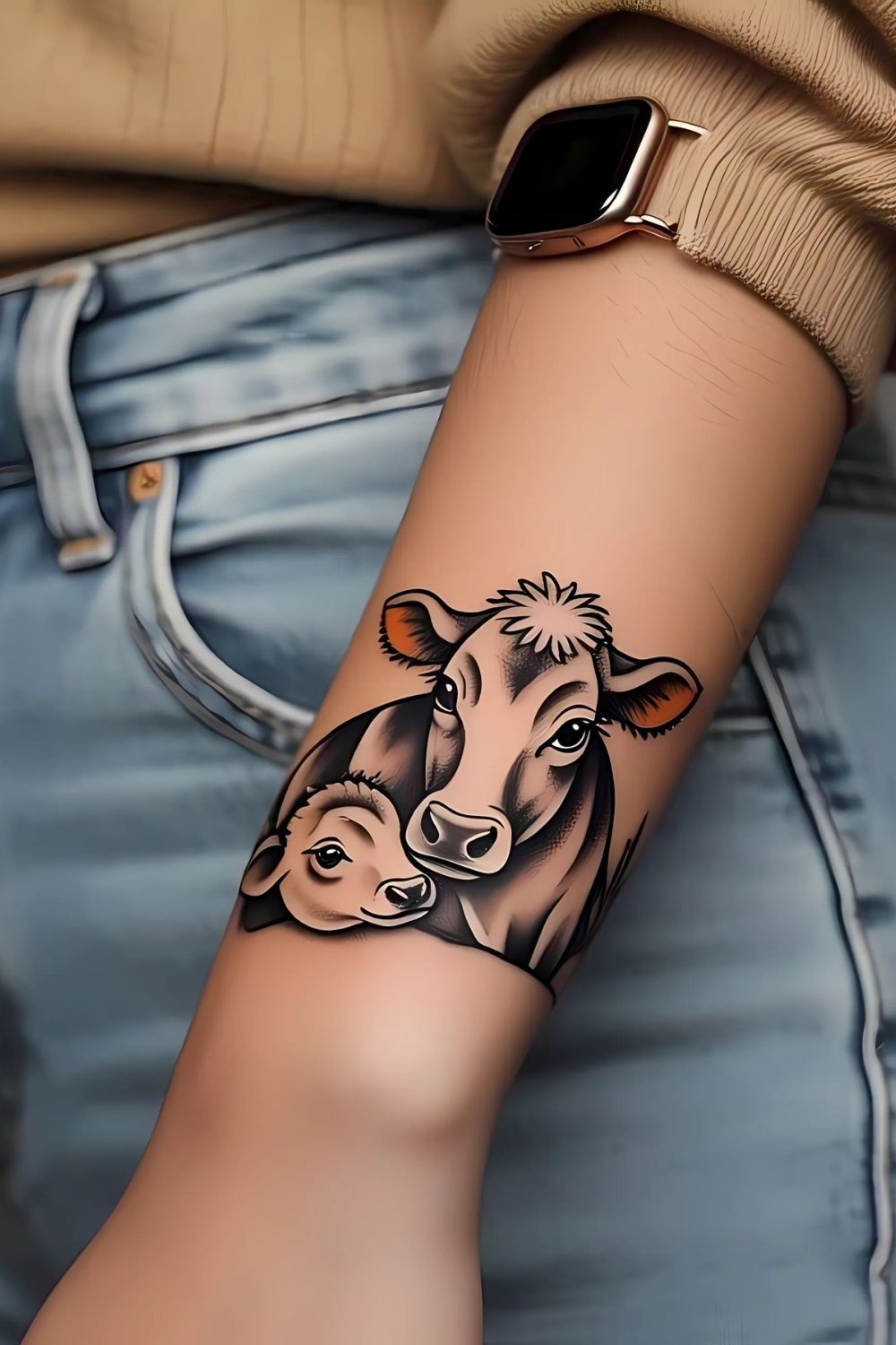 Cow and Calf