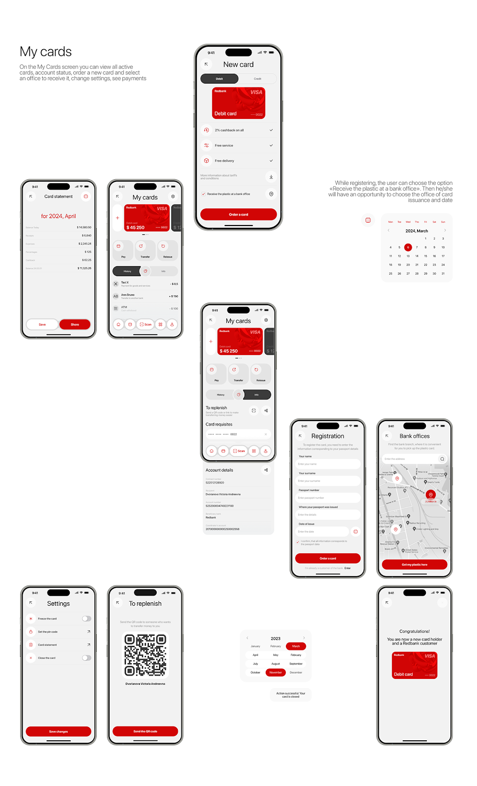 Mobile app UI/UX banking app android app design user interface UX design ios