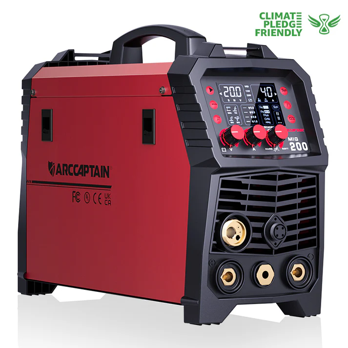 Arccaptain MIG200 Multi Process MIG Welder Novice/Professional Friendly Welder