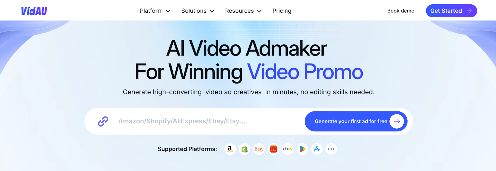 VidAU's Homepage