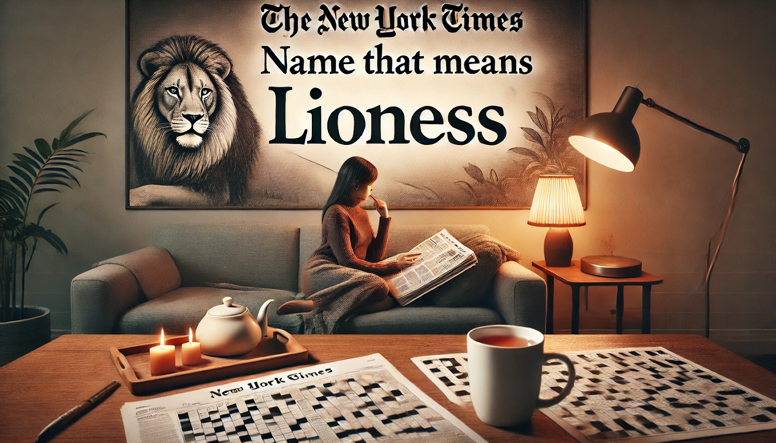 name that means lioness nyt