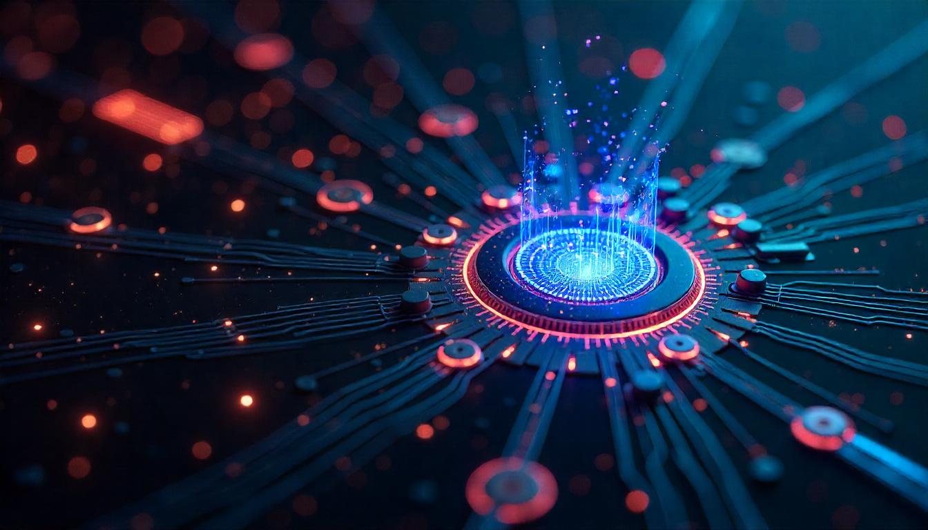 This striking, futuristic visual conveys the importance of moving towards proactive defense approach, where innovative, interconnected systems and intelligent algorithms work in concert to anticipate, identify, and swiftly mitigate potential vulnerabilities or cyber threats.