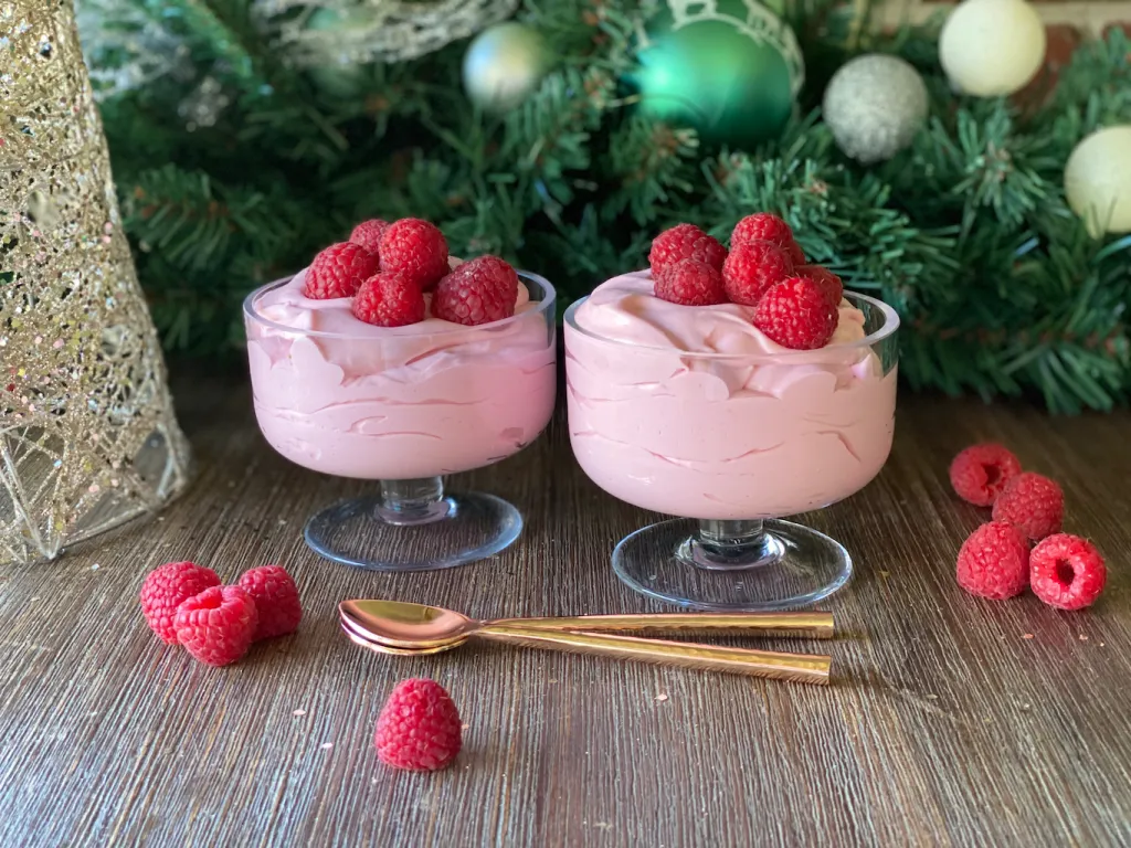 swedish christmas food Lingonberry Skyr Mousse