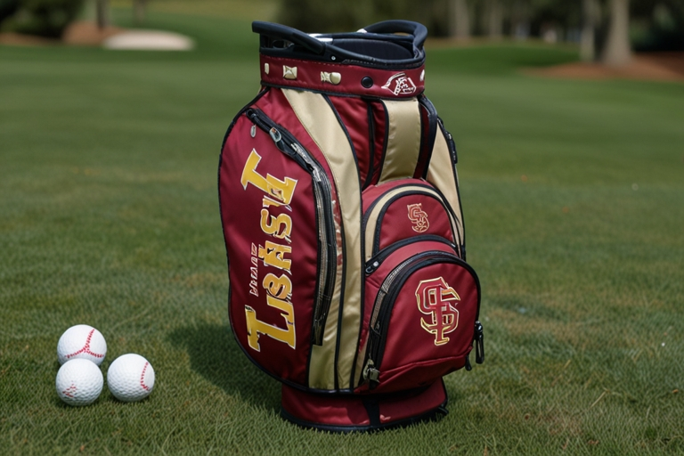 FSU Logo Chair NCAA DD Junior Caddy Bag