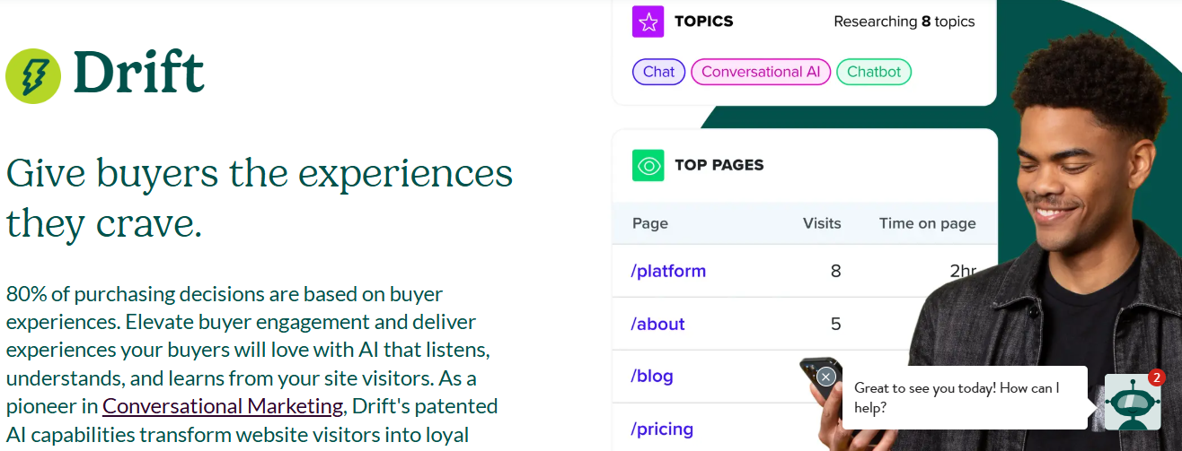 Drift - sales enablement tool