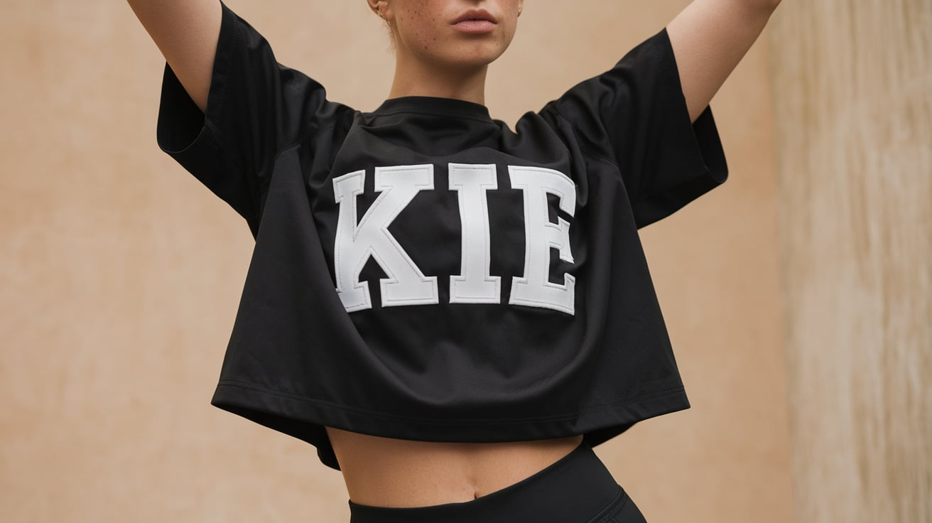 Kie Black Cropped Top