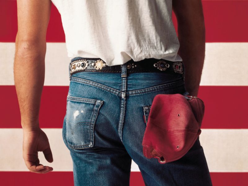 The cover of Bruce Springsteen's "Born in the U.S.A."