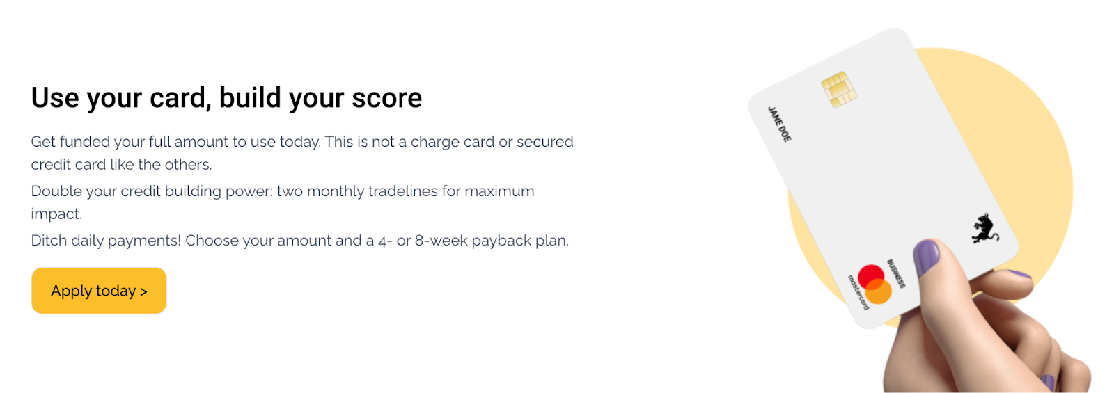 Business credit for new business