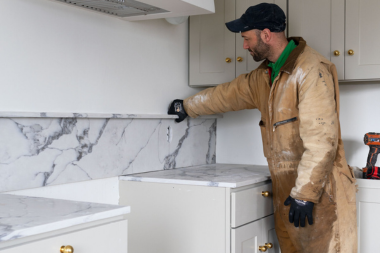 the pros and cons of slab kitchen backsplashes diy remodeler installing backsplash custom built michigan