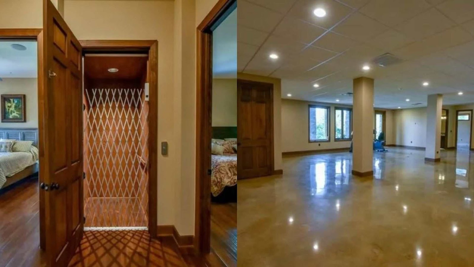 Elevator and Basement Features