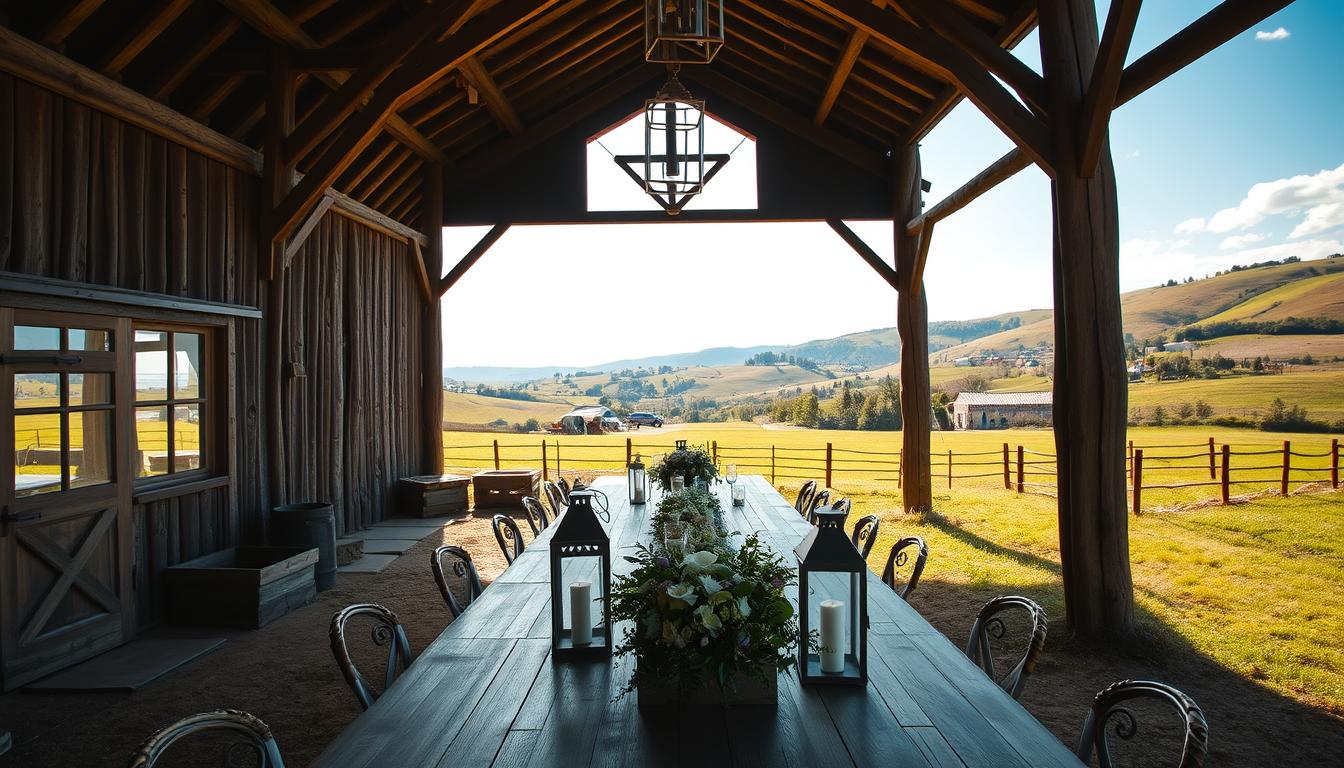rustic wedding charm