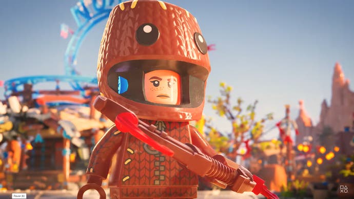 Aloy sebagai Sackboy di Lego Horizon Adventures