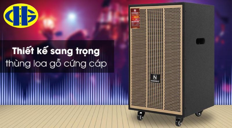 Loa Nanomax S-900 có thiết kế sang trọng, nổi bật