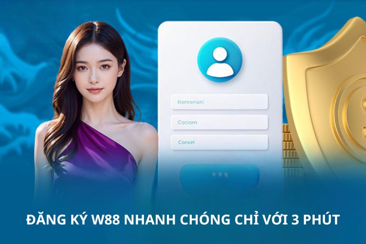 Đăng ký W88 nhanh chóng chỉ với 3 phút