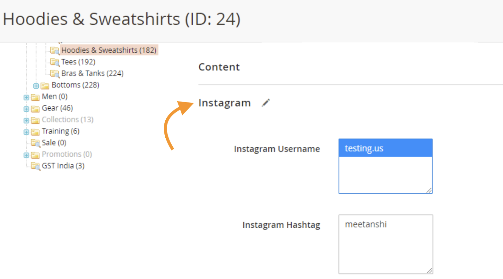 Add product-specific setting