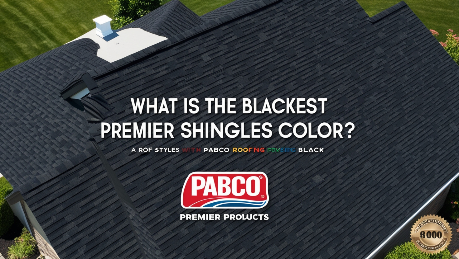 What is the Blackest PABCO Premier Shingles Color