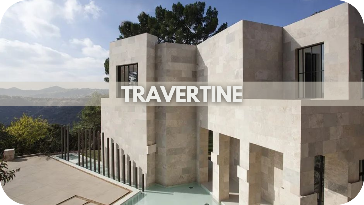 Natural Stones for Exterior Facades: Travertine