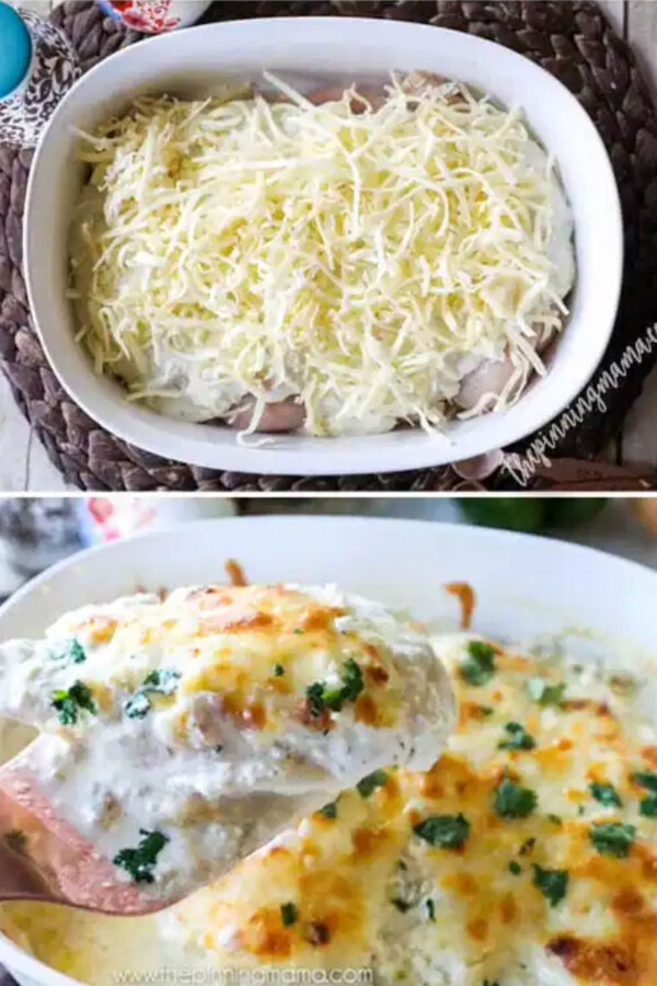 Green chile chicken bake