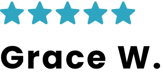 Five blue stars above black text 'Yelp.'