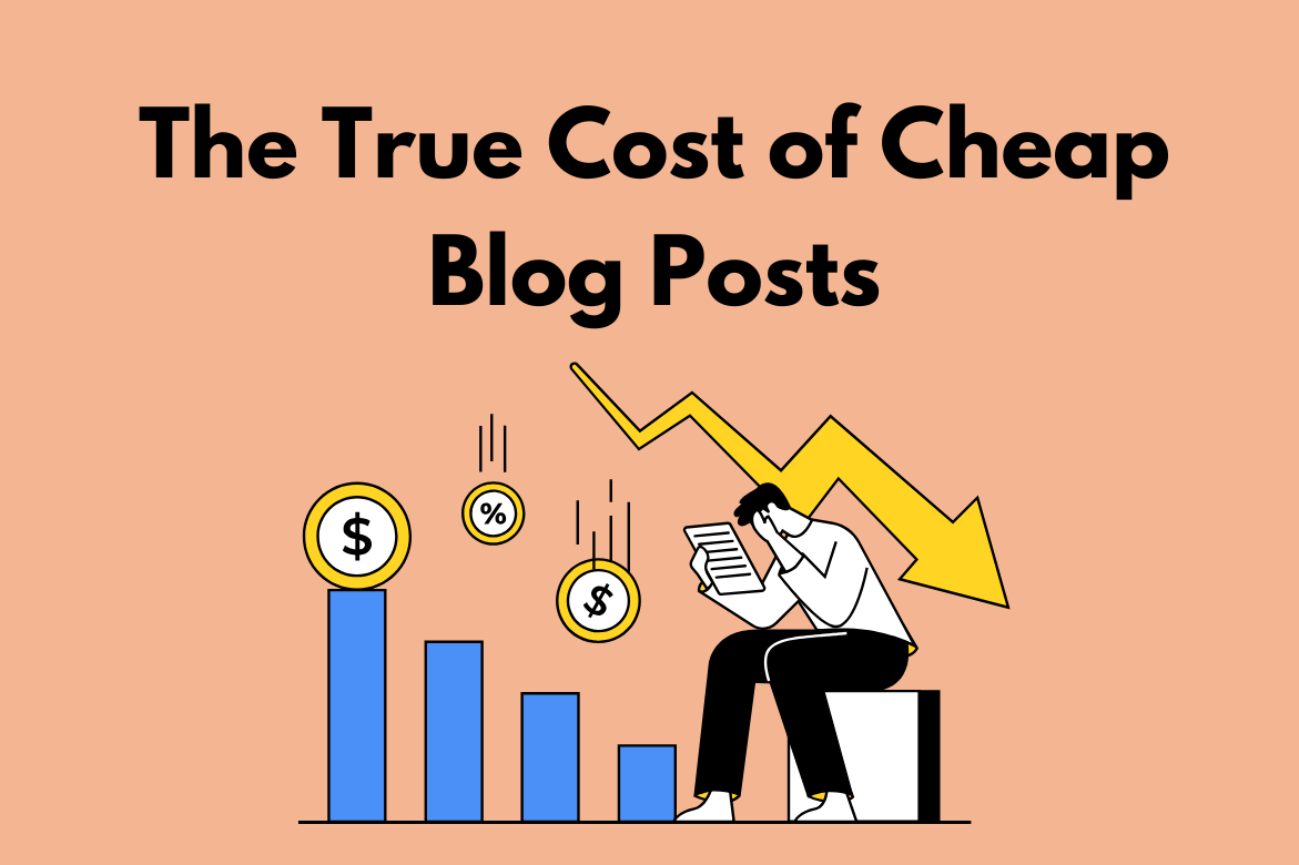 Cost of cheap blog posts