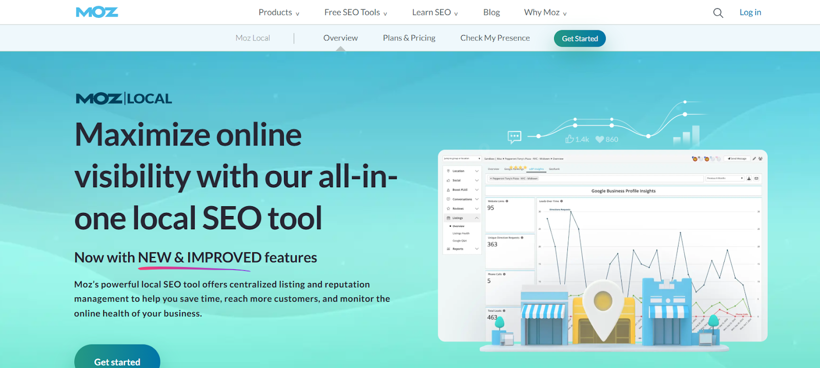 Moz Local webpage image