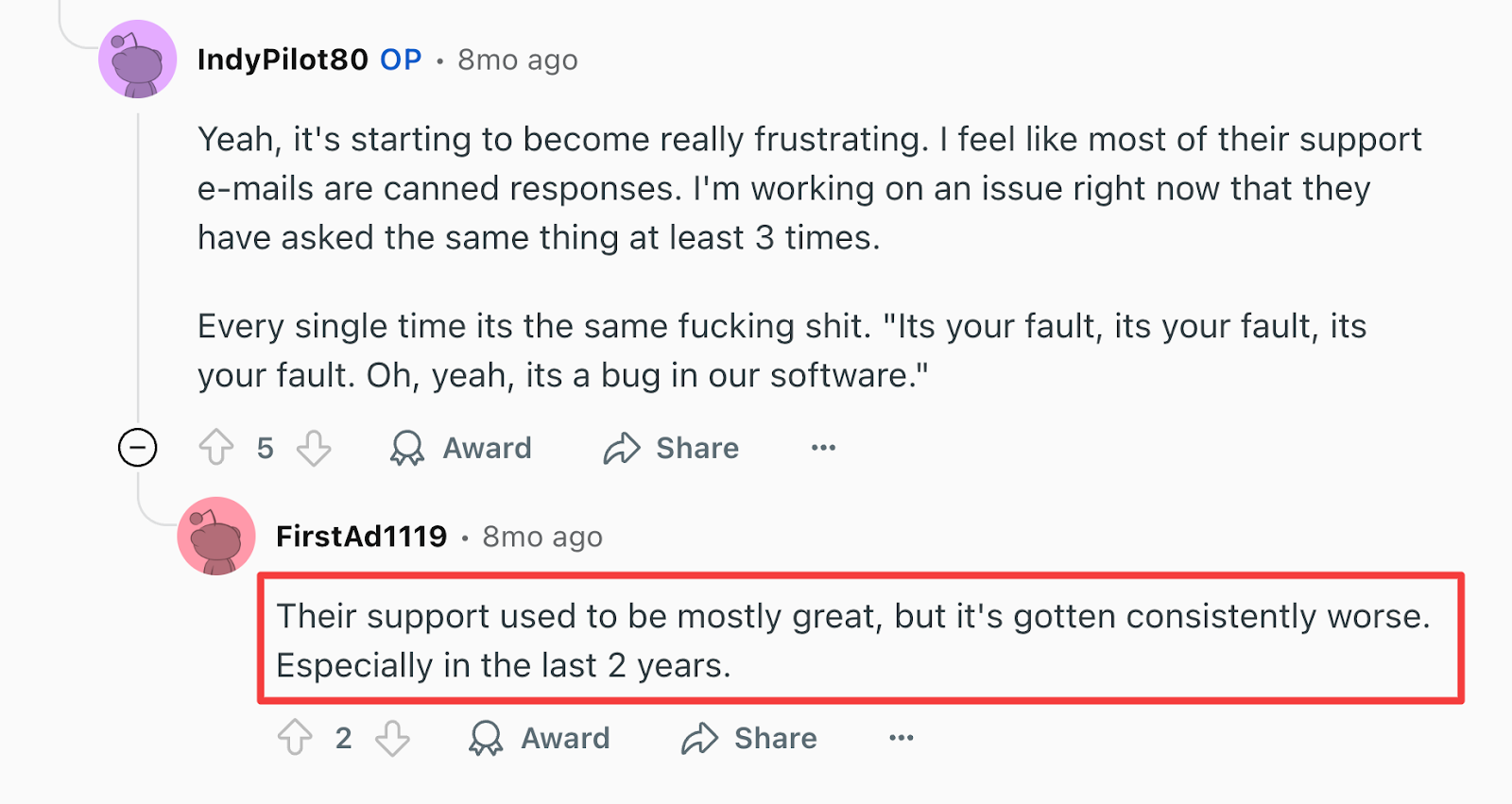 Review via Reddit.