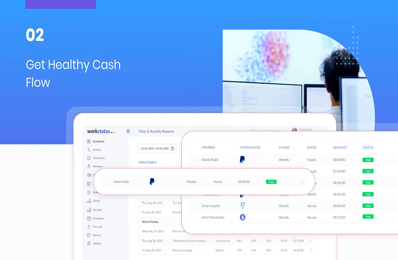 cash flow of software 