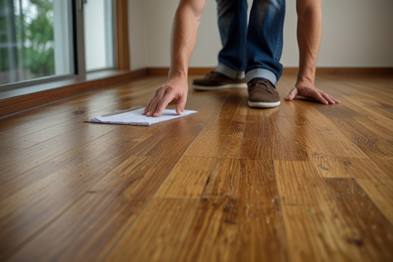 Bamboo Floors Streaks Scuff Marks