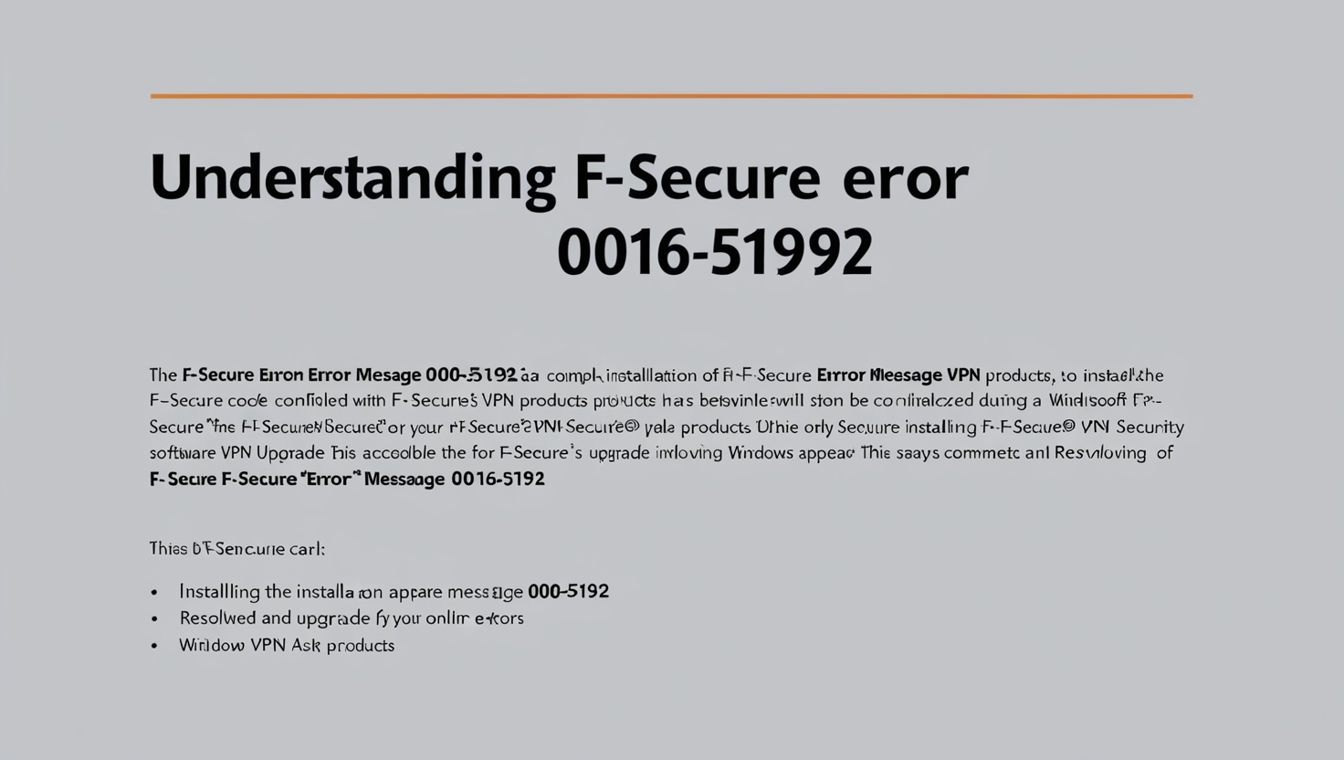  Secure Error Mesage 0016-5192