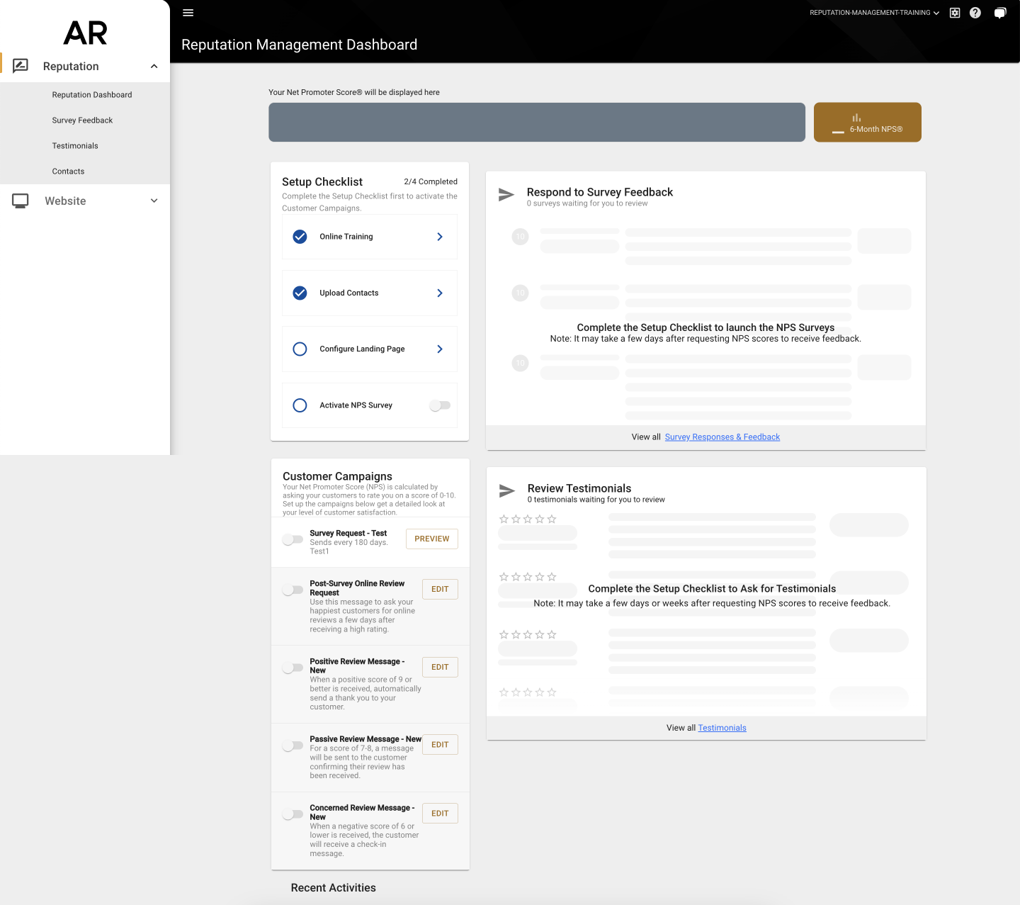 Dashboard Overview