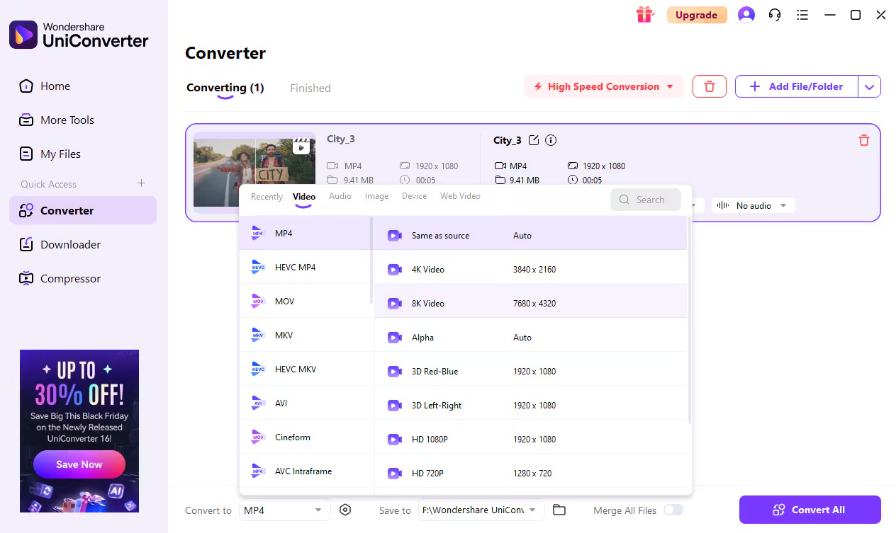 wondershare uniconverter video to gif converter