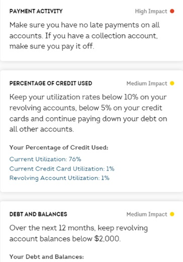 transunion credit tips