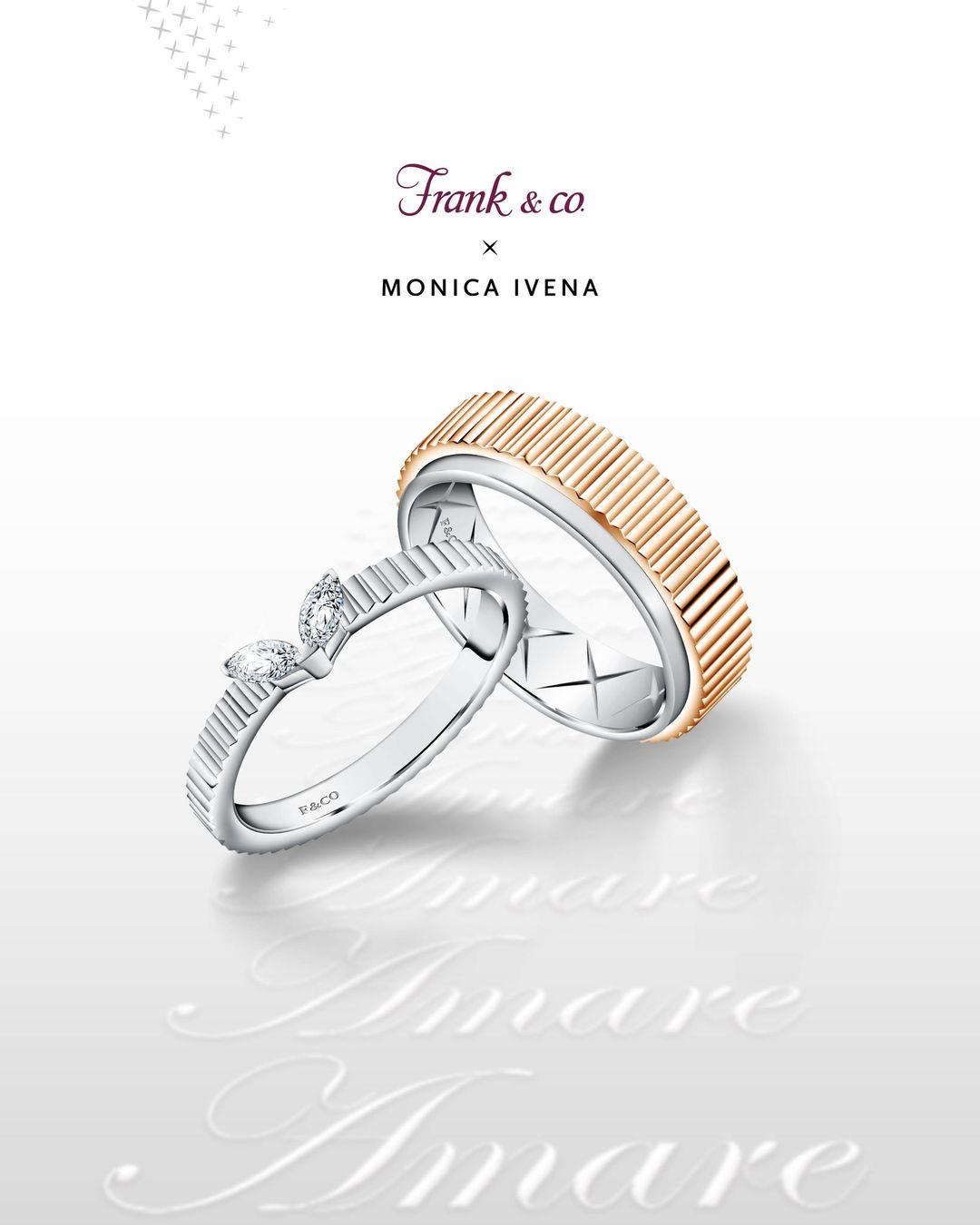 Love Poetry Collection Frank & co. x Monica Ivena, Amare Couple Ring