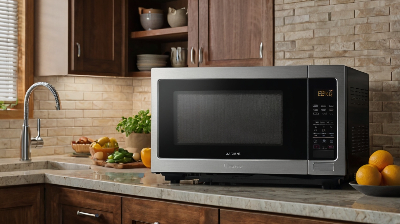 1.2 Cu. Ft. Microwave Oven UVM9125STSS Rotating Ring