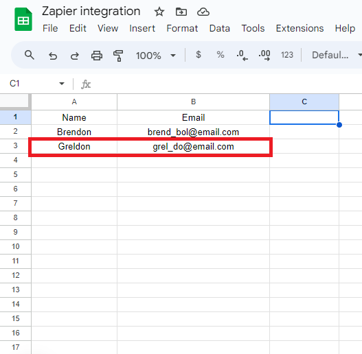 Successful Automatic lead addition to Google Sheets