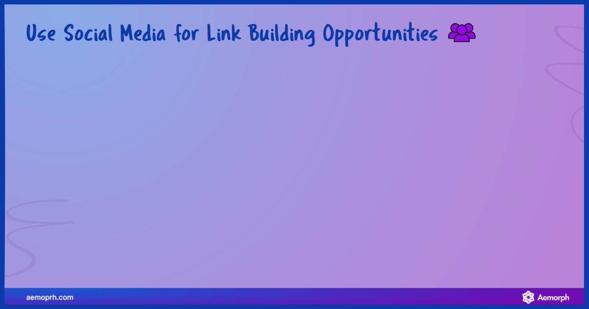 Social media post with location-specific hashtags earning backlinks.