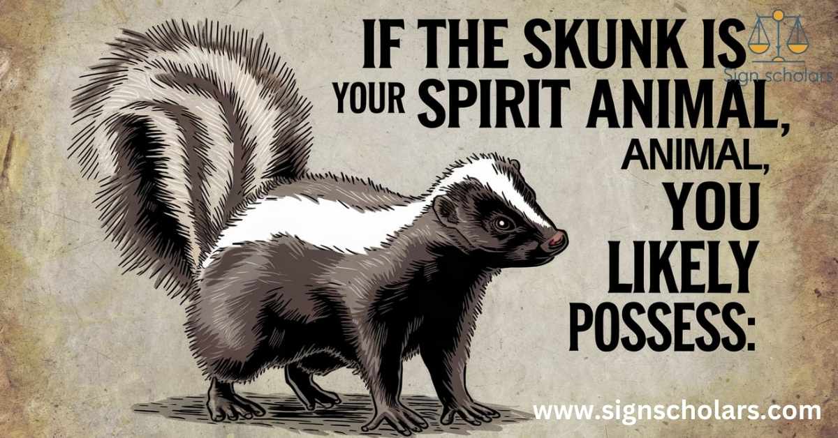 Characteristics of Those with a Skunk totem Animal