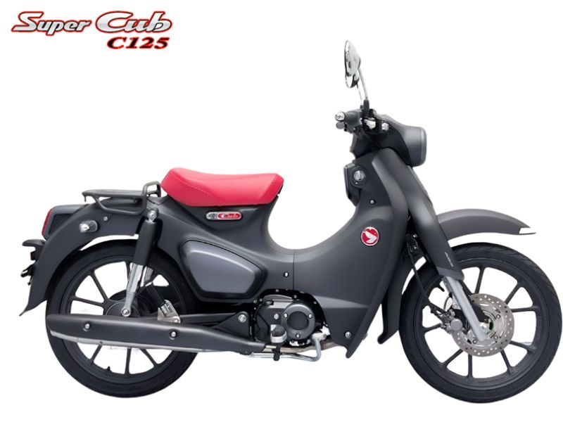 Super Cub 125 đen nhám – xế nổ được sắn đón khi xu hướng retro lên ngôi