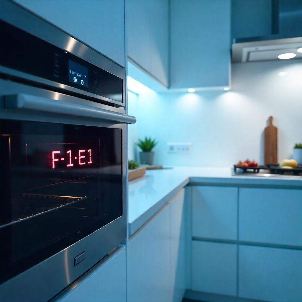 F1E1 KitchenAid oven