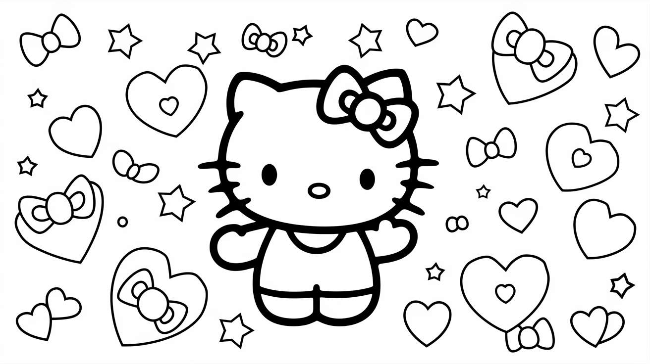 Dicas para Colorir Hello Kitty