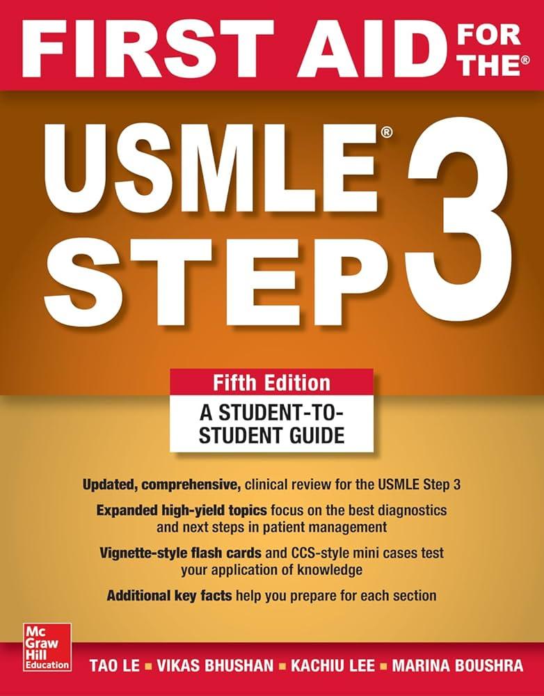 Buy First Aid for the USMLE Step 3, Fifth Edition Book Online at Low Prices  in India | First Aid for the USMLE Step 3, Fifth Edition Reviews & Ratings  - Amazon.in