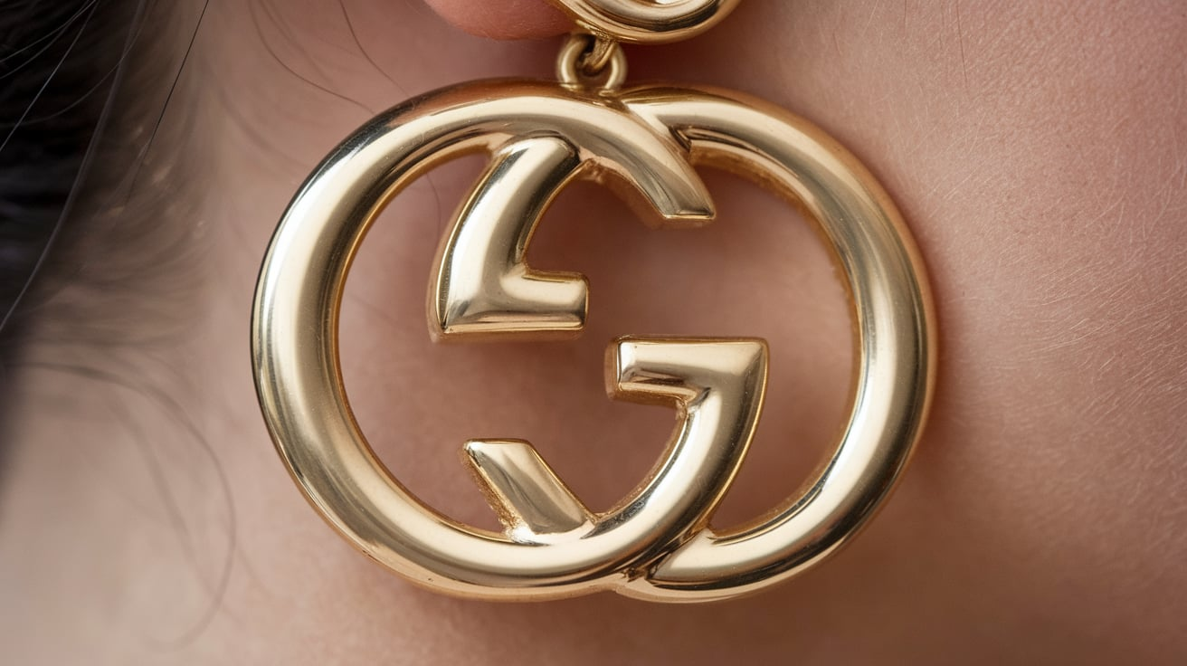 gucci earring g letter