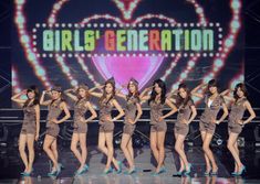 A photo of girls generation crew