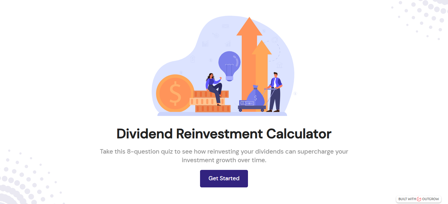 dividend reinvestment calculator
