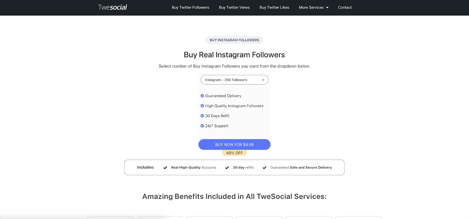 twesocial buy instagram followers Belgium page