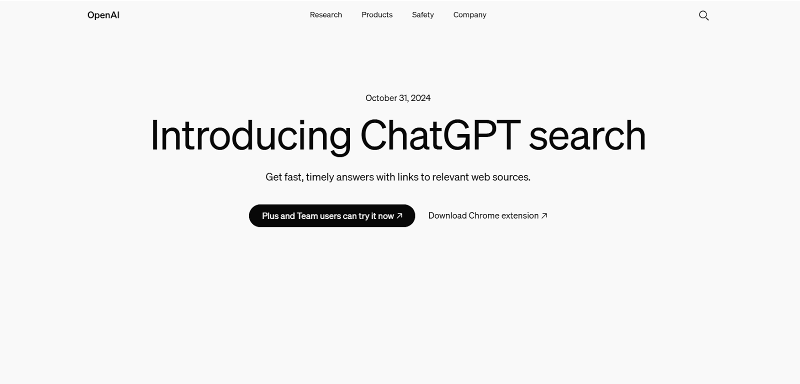 web search chatgpt