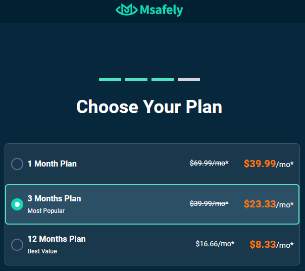 Msafely Pricing