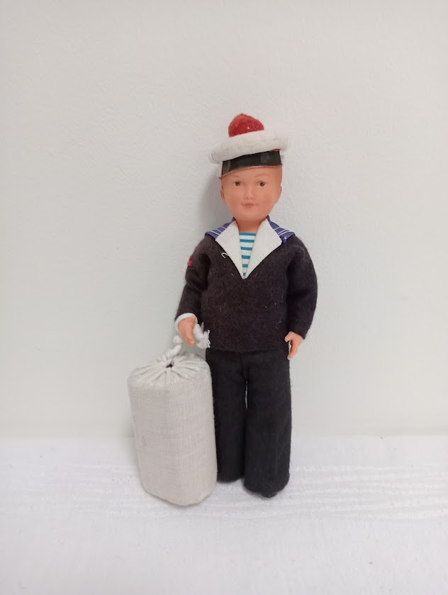 French sailor boy doll