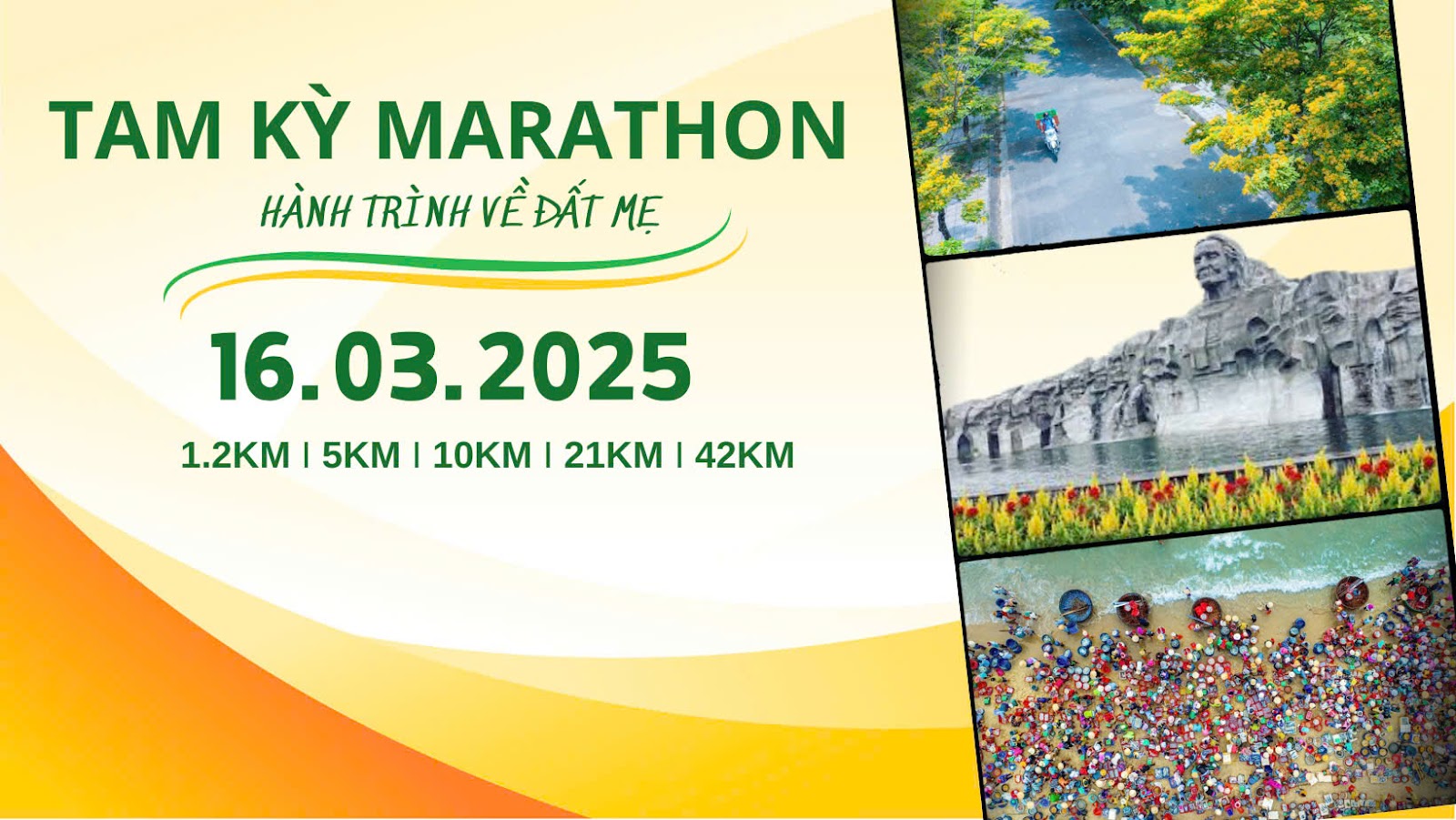 Giải chạy Tam Kỳ Marathon 2025 - Hành trình về đất Mẹ