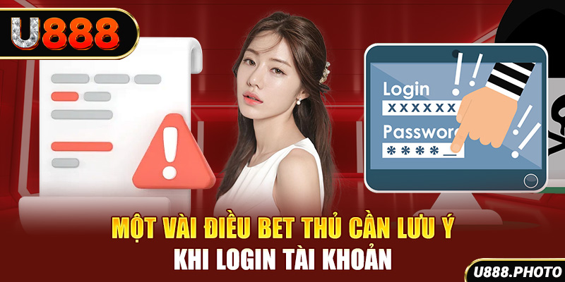 Một vài điều bet thủ cần lưu ý khi login tài khoản